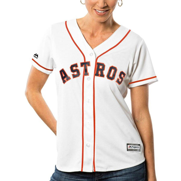 Carlos Correa Houston Astros Majestic Women's Cool Base Player Jersey - White 2019