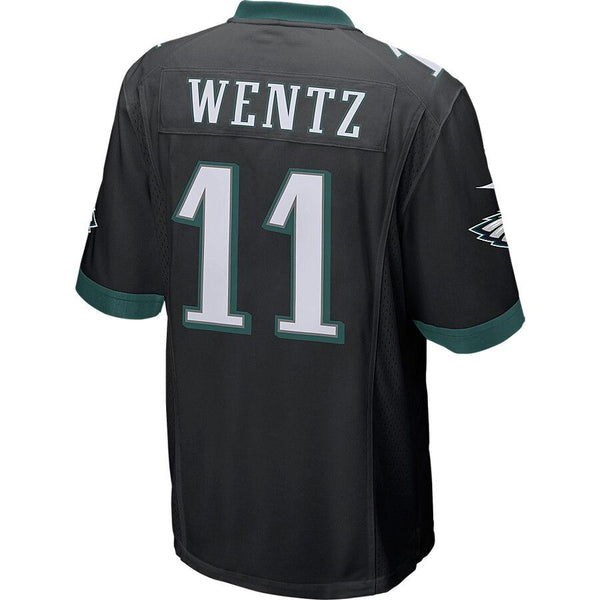 Carson Wentz Philadelphia Eagles Game Jersey - Black 2019