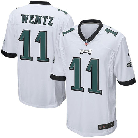 Carson Wentz Philadelphia Eagles Game Jersey - White 2019