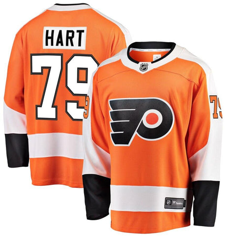 Carter Hart Philadelphia Flyers Home Premier Breakaway Player Jersey - Orange 2019