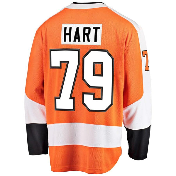 Carter Hart Philadelphia Flyers Home Premier Breakaway Player Jersey - Orange 2019