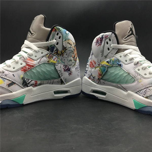 Nike Air Jordan 5 Retro Wings White Men Shoes Sale Size US 7, 8, 8.5, 9, 10, 11, 12, 13