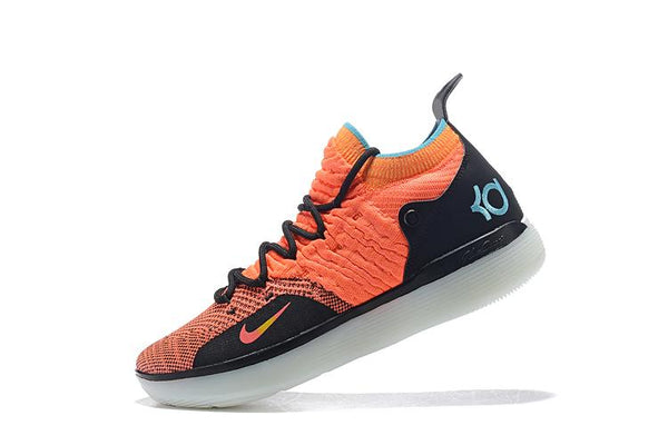 Nike Zoom KD11 Orange Black Men Shoes Sneaker Sale Size US 7,8,8.5,9.5,10,11,12
