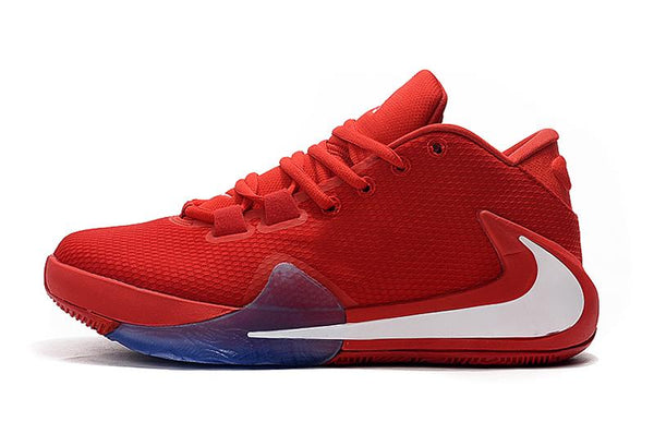 Nike Zoom Freak 1 Red White Basketball Sneaker Shoes Sale Size US 7,8,8.5,9.5,10,11,12