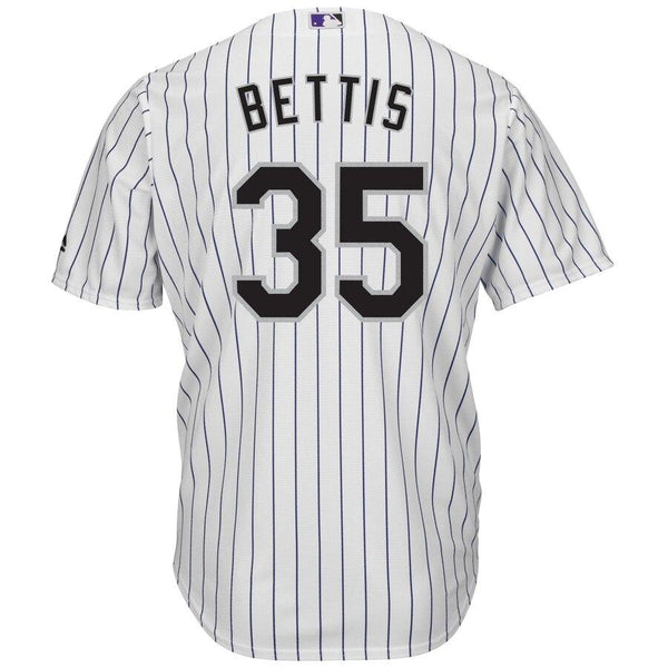 Chad Bettis Colorado Rockies Majestic Home Cool Base Jersey - White 2019