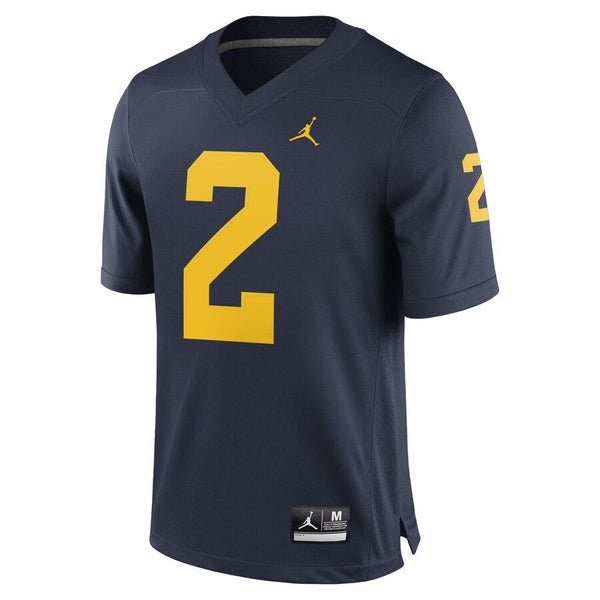 Charles Woodson #2 Michigan Wolverines Jordan Brand Alumni Football Jersey - Navy 2019