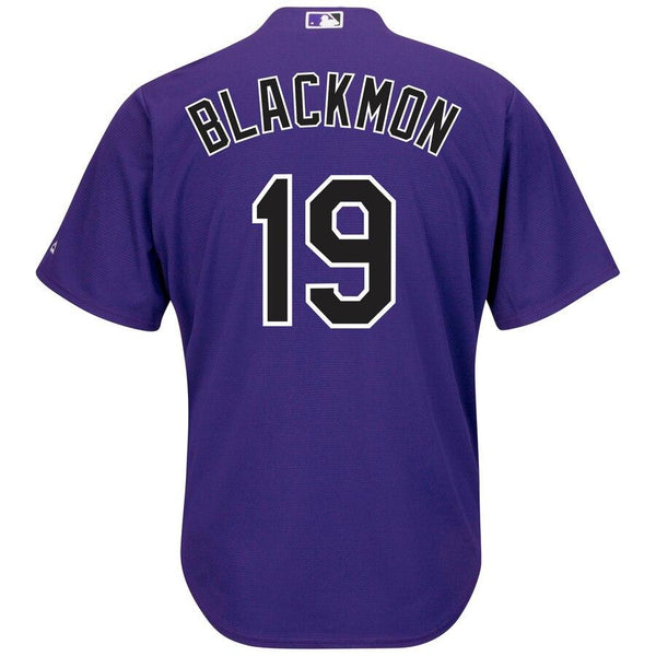 Charlie Blackmon Colorado Rockies Majestic Alternate Official Cool Base Replica Player Jersey - Purple 2019