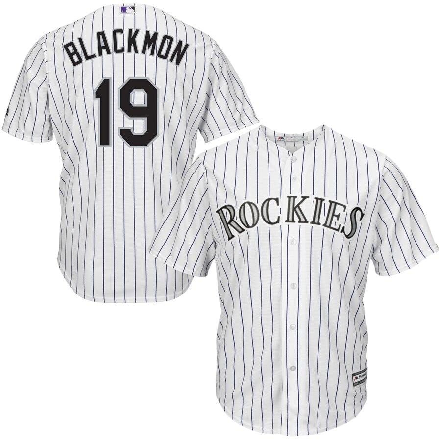Charlie Blackmon Colorado Rockies Majestic Cool Base Player Jersey - White 2019