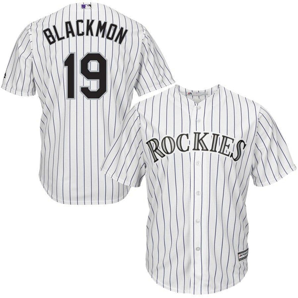 Charlie Blackmon Colorado Rockies Majestic Cool Base Player Jersey - White 2019