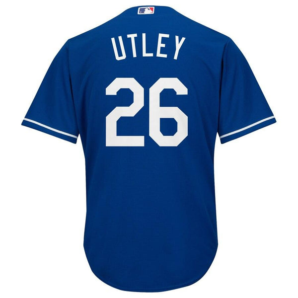 Chase Utley Los Angeles Dodgers Majestic Official Cool Base Player Jersey - Royal 2019