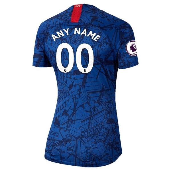 Chelsea Women's 2019 Home Breathe Stadium Replica Custom Jersey – Blue 2019