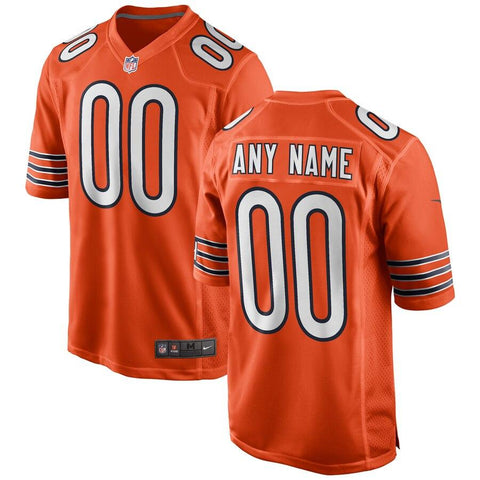 Chicago Bears Alternate Custom Game Jersey – Orange 2019