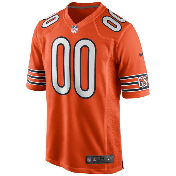 Chicago Bears Alternate Custom Game Jersey – Orange 2019