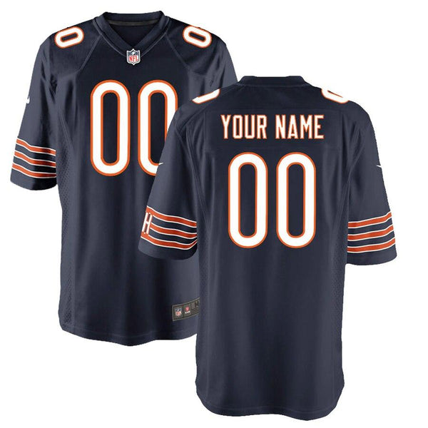 Chicago Bears Youth Custom Game Jersey - Navy 2019