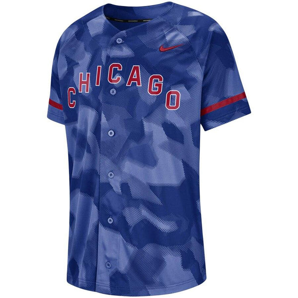 Chicago Cubs Camo Jersey - Royal 2019