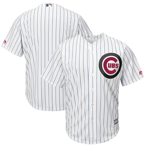 Chicago Cubs Majestic Fashion Stars &amp; Stripes Cool Base Jersey - White 2019