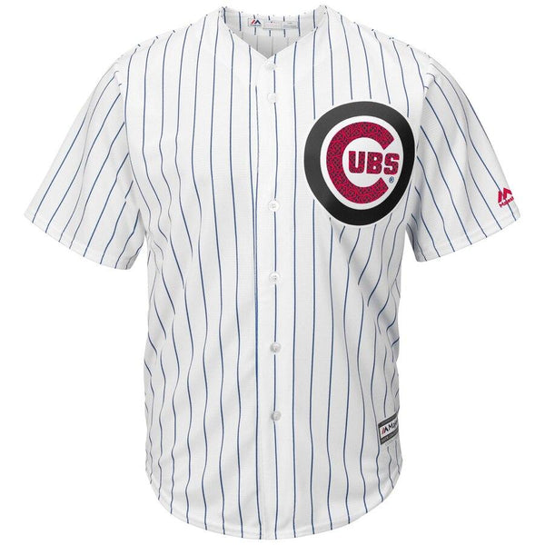 Chicago Cubs Majestic Fashion Stars &amp; Stripes Cool Base Jersey - White 2019