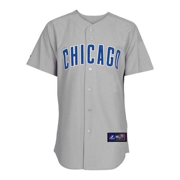 Chicago Cubs Majestic Official Cool Base Jersey - Gray 2019