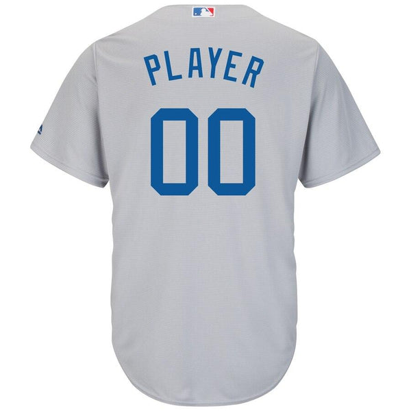 Chicago Cubs Majestic Road Cool Base Custom Jersey – Gray 2019