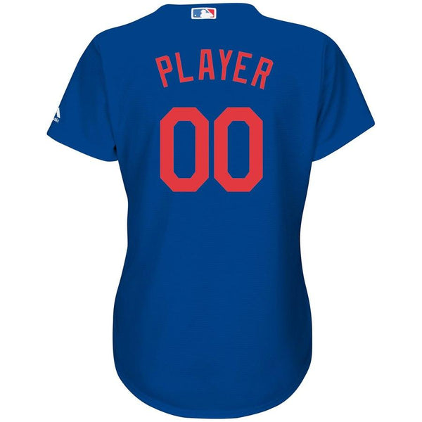 Chicago Cubs Majestic Women's Alternate Cool Base Custom Jersey - Royal 2019