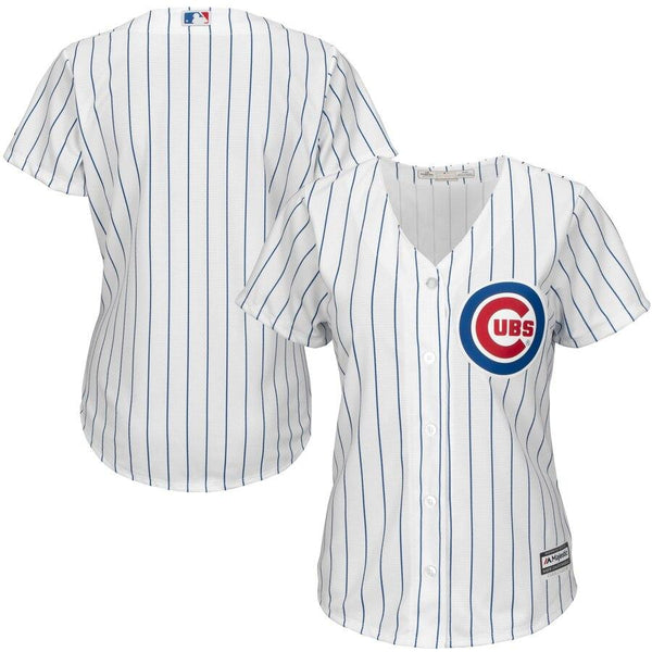 Chicago Cubs Majestic Women's Cool Base Jersey - White 2019