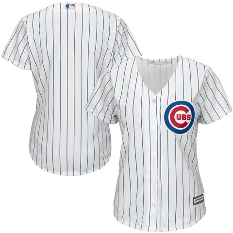 Chicago Cubs Majestic Women's Cool Base Jersey - White 2019