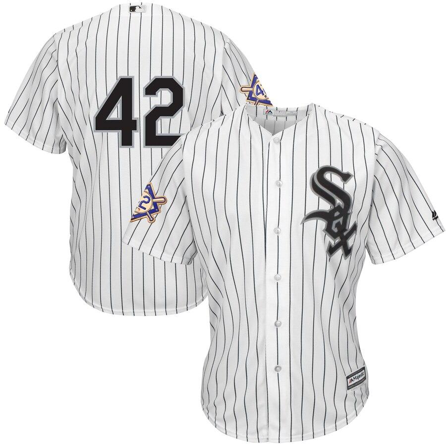 Chicago White Sox Majestic 2019 Jackie Robinson Day Official Cool Base Jersey – White 2019
