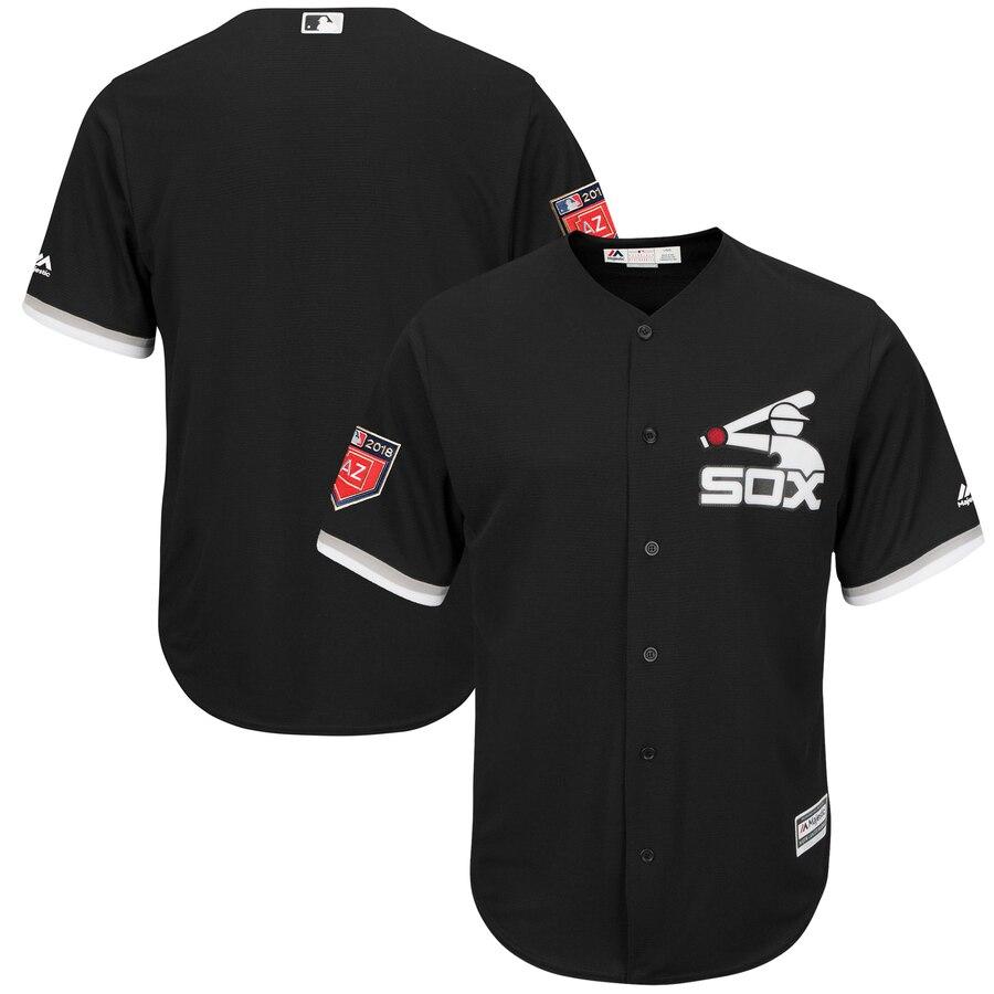 Chicago White Sox Majestic Spring Training Cool Base Team Jersey – Black 2019