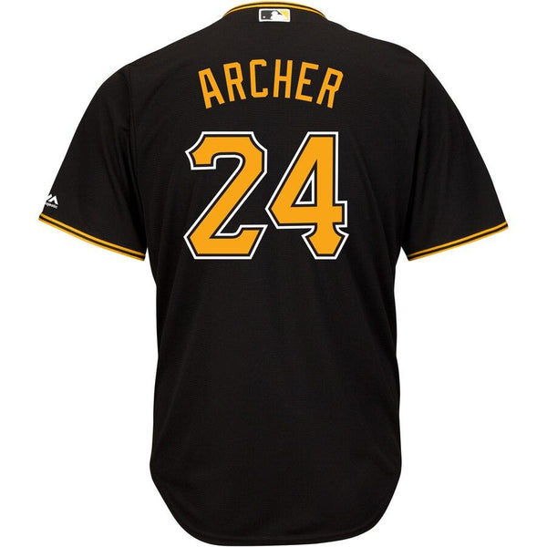 Chris Archer Pittsburgh Pirates Majestic Alternate Official Cool Base Player Jersey – Black 2019