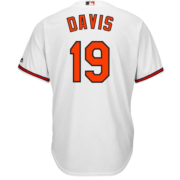 Chris Davis Baltimore Orioles Majestic Cool Base Player Jersey - White 2019