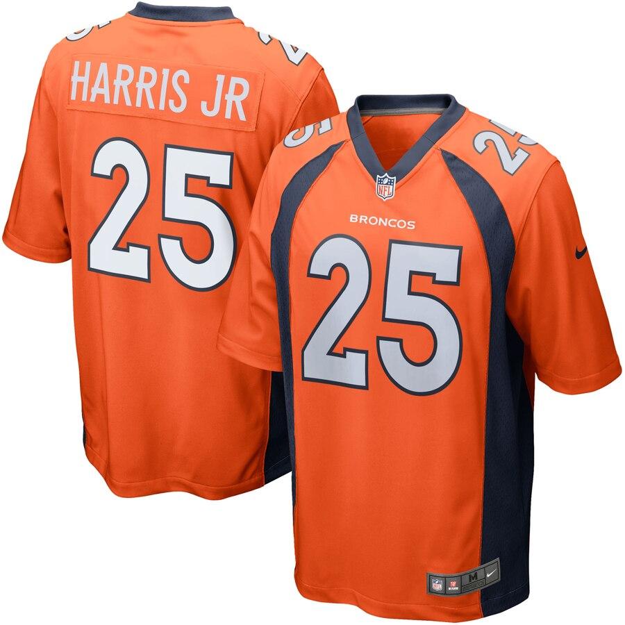 Chris Harris Jr Denver Broncos Game Jersey - Orange 2019
