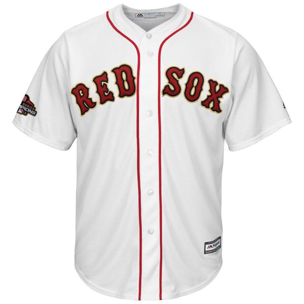Chris Sale Boston Red Sox Majestic 2019 Gold Program Cool Base Player Jersey – White 2019