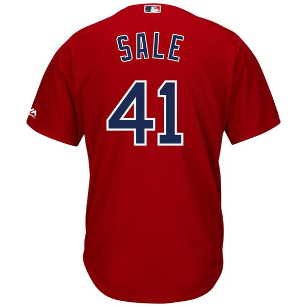 Chris Sale Boston Red Sox Majestic Alternate Cool Base Jersey - Red 2019