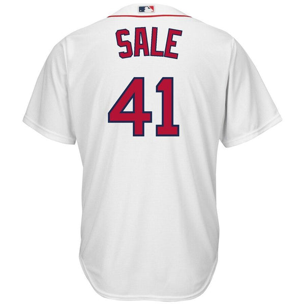 Chris Sale Boston Red Sox Majestic Home Cool Base Jersey - White 2019