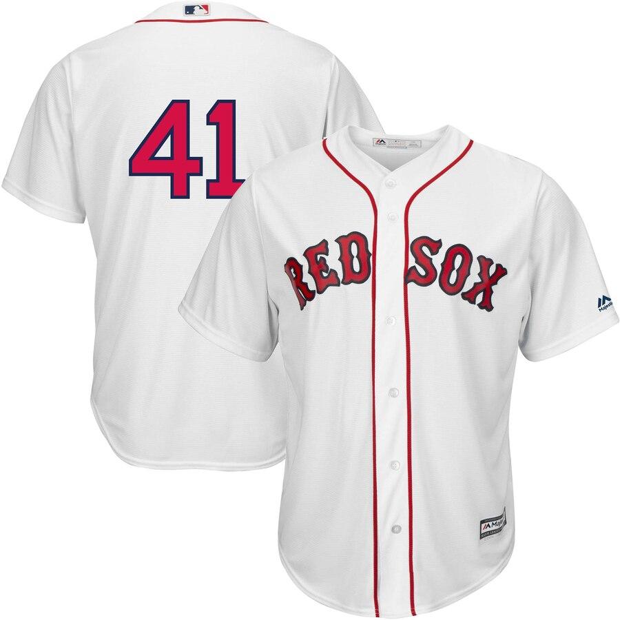 Chris Sale Boston Red Sox Majestic Home Official Cool Base Replica Player Jersey - White 2019