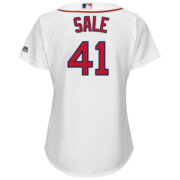 Chris Sale Boston Red Sox Majestic Women's Home Cool Base Jersey - White 2019