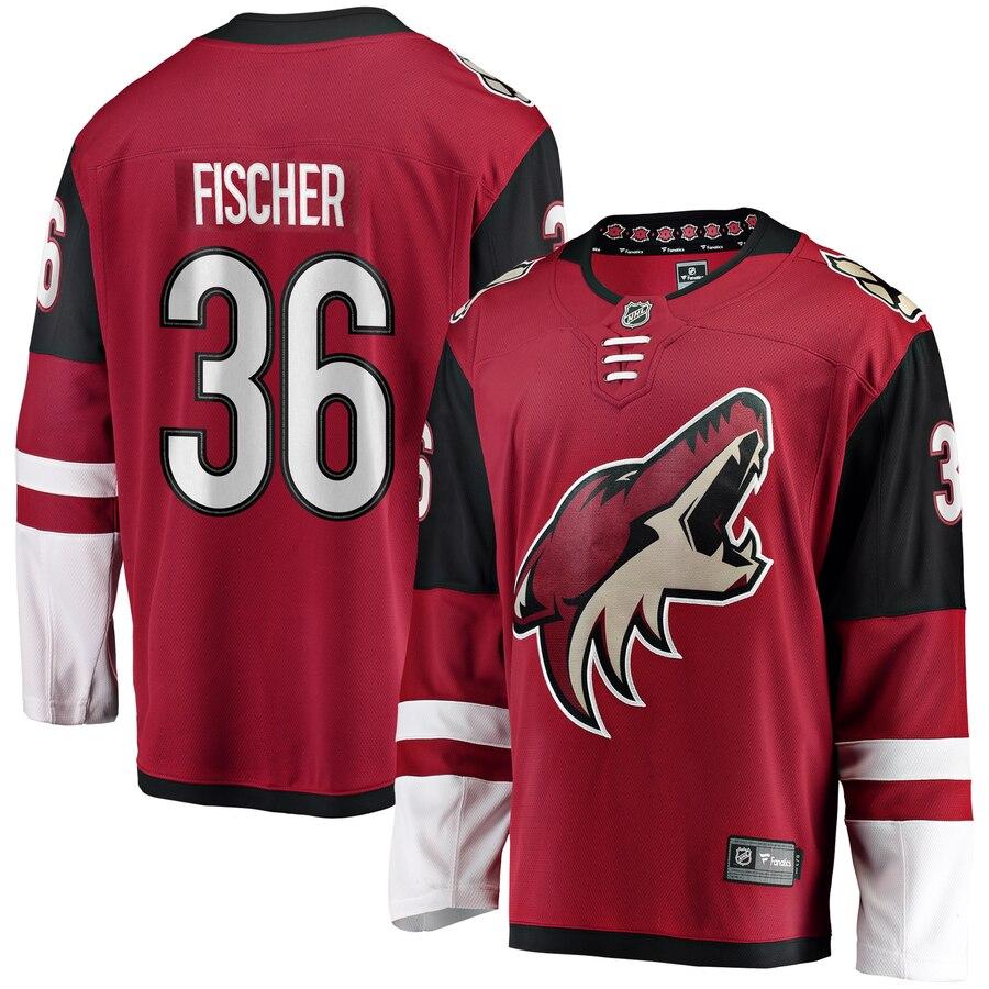 Christian Fischer Arizona Coyotes Breakaway Player Jersey – Garnet 2019