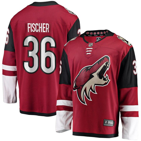 Christian Fischer Arizona Coyotes Breakaway Player Jersey – Garnet 2019