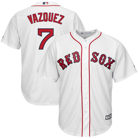 Christian Vazquez Boston Red Sox Majestic Home Cool Base Replica Player Jersey - White 2019