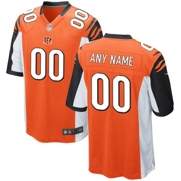 Cincinnati Bengals Alternate Custom Game Jersey – Orange 2019
