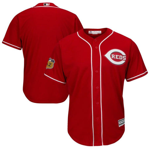Cincinnati Reds Majestic Spring Training Cool Base Team Jersey - Scarlet 2019