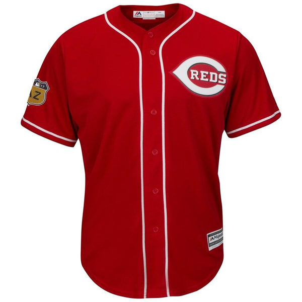 Cincinnati Reds Majestic Spring Training Cool Base Team Jersey - Scarlet 2019