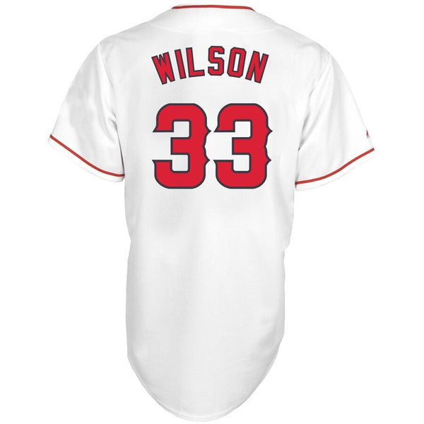 CJ Wilson Los Angeles Angels Majestic Home Replica Player Jersey - White 2019