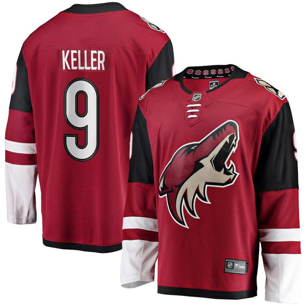 Clayton Keller Arizona Coyotes Breakaway Player Jersey – Garnet 2019