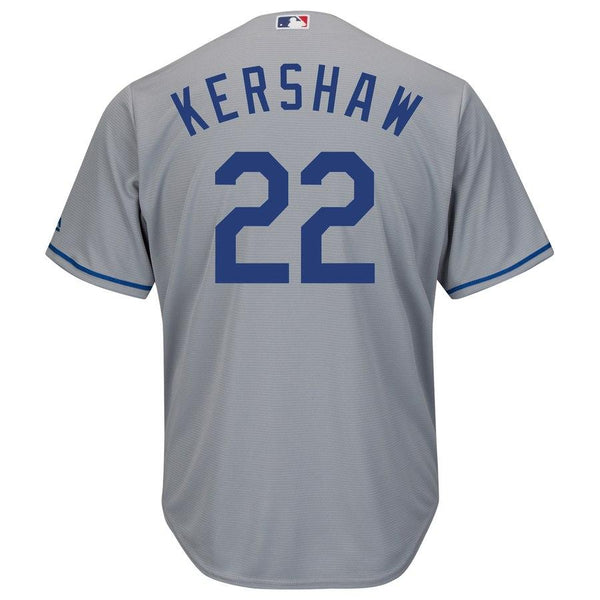 Clayton Kershaw Los Angeles Dodgers Majestic Cool Base Player Jersey - Gray 2019