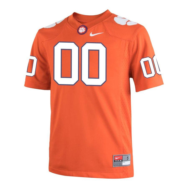 Clemson Tigers Youth Custom Team Color Jersey - Orange 2019