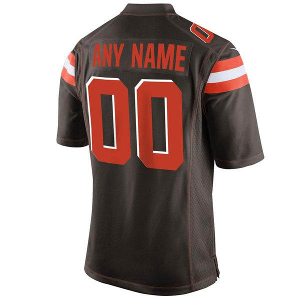 Cleveland Browns Custom Game Jersey - Brown 2019