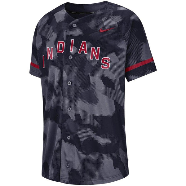 Cleveland Indians Camo Jersey - Navy 2019