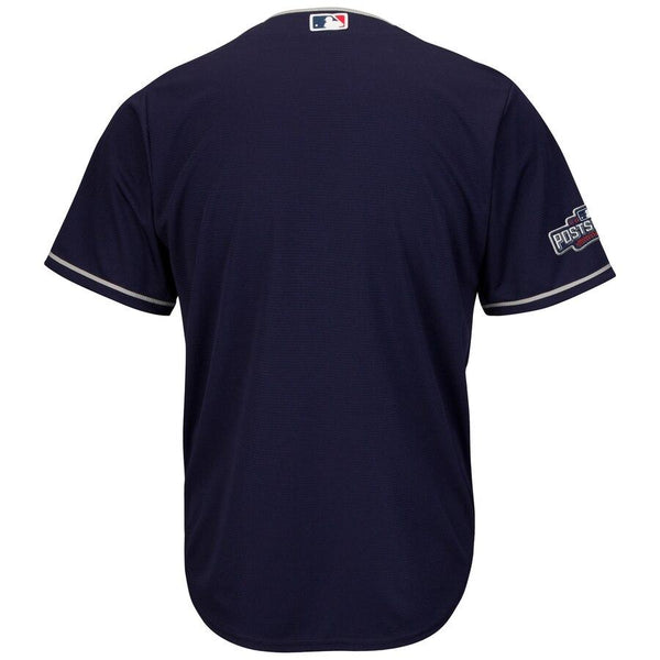 Cleveland Indians Majestic Alternate 2016 Postseason Cool Base Replica Team Jersey - Navy 2019