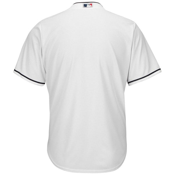 Cleveland Indians Majestic Official Cool Base Jersey - White 2019